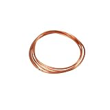 Jadeshay Tubo di Rame,2 Metri Lunghezza Tubo Rame Morbido Diametro Esterno 4 mm x Diametro Interno 3 mm Tubi di Rame Ad Alte Prestazioni per Condizionatore d'aria Impianto Idraulico di Refrigerazione