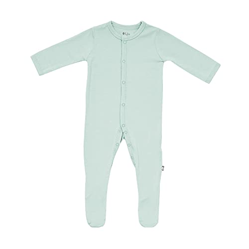 Image of KYTE BABY Soft Organic Bamboo Rayon Footies, Snap Closure, 0-24 Months, Solid Colors
