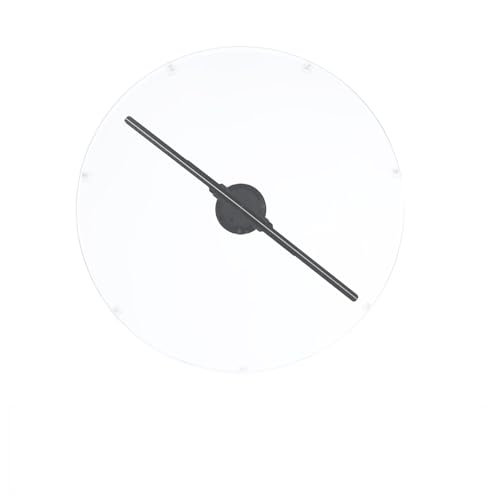 3D Hologram Fan Protective Cover, Clear Acrylic Safety Guard Case for 19.5“Straight 2-Blade Hologram Fan, Not for 4-Blade X-Shaped Fans, Fan Not Included by Missyou - Used condition - US$79.50