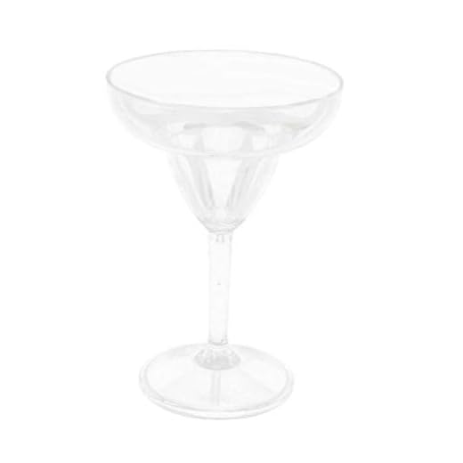 Milageto 330 220ml Acrílico Transparente Margarita Copa Copa De Cóctel Suave Fácil De Limpiar - Transparente 330ml