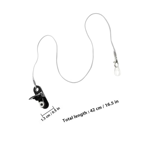 Cordón antipérdida para audífono de nylon resistente y silicona de alta durabilidad 2