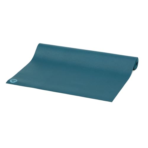 Bodhi Yogamatte Rishikesh Travel | Superleicht & Faltbar | Rutschfeste Travelmat | Made in Germany | Reisematte für Yoga & Pilates | Fitnessmatte zum Reisen | OEKO-TEX 100 | blau