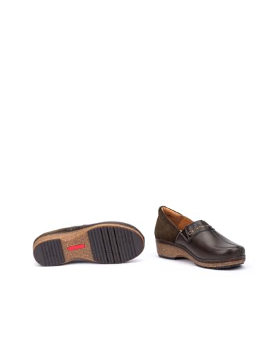 Image of PIKOLINOS Granada W0W-3627 Women's Wedge Shoes - Premium & Soft Genuine Calfskin Leather - Ergonamic Removable Memory Foam Insole, Lightweight Everyday Comfort