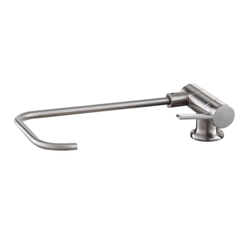 Robinet cuisine en laiton noir mat avec filtre intégré et bec orientable durable