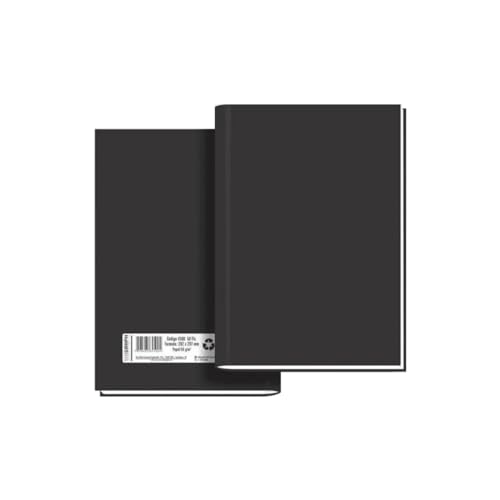 Caderno Livro Ata 200 Folhas Numeradas Capa Dura Cor Preto