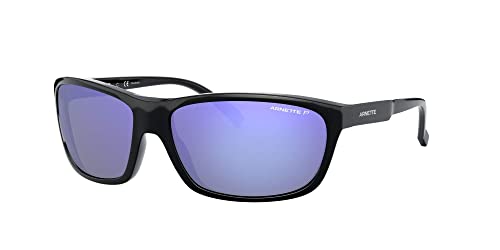 ARNETTE Unisex Sunglasses Matte Black Frame, Dark Grey Lenses, 63MM2