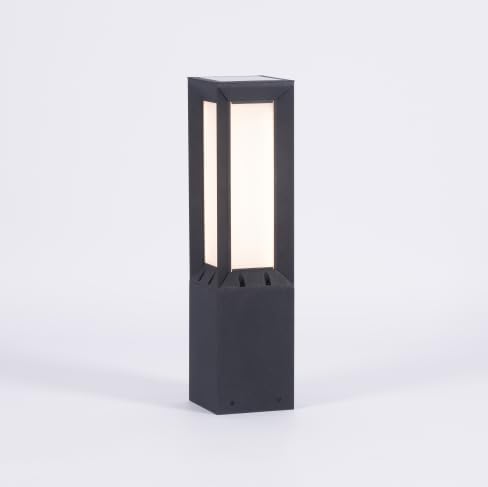 23.6" Outdoor Solar Lanterns Waterproof IP65, 3000K Outdoor Floor Lamp