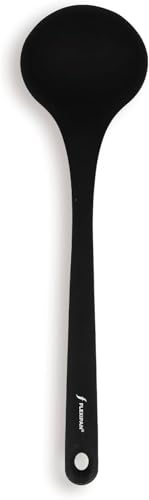 Flexipan Schöpflöffel Küche – Suppe, Saucen, Schmorgerichte – Servieren, Anrichten – Hitzebeständiges Silikon-Utensil – Professionelle Qualität – Rutschfester Griff – BPA-frei – Spülmaschinengeeignet