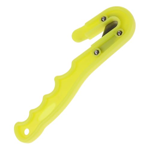 YARNOW Convenient Underwater Line Cutting Tool Portable Survival Gear Diving Line Cutter Yellow Pp High Carbon Steel