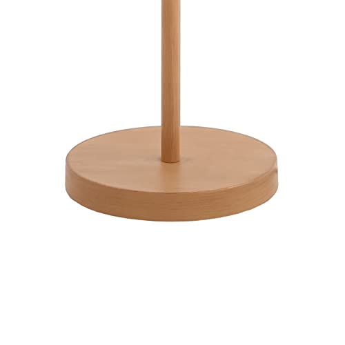 JONATHAN Y 61" Brown Wood Finish 2-Light Coastal Bohemian LED Floor Lamp for Living Room, Brown Rattan Shade, Mid-Century Modern Tall Standing Lamp, Pull-Chain, LED Bulbs Included JYL3092A by JONATHAN Y - Image 6