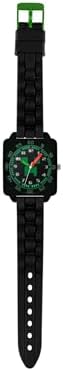 Minecraft Boy's Digital Quartz Watch with Silicone Strap MIN9011, Black, bracelet