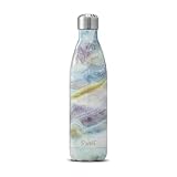 S'well PEEL-25-A17 Vacuum Insulated Double Wall Stainless Steel Bottle, 25 oz, Mother of Pearl