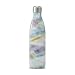 S'well PEEL-25-A17 Vacuum Insulated Double Wall Stainless Steel Bottle, 25 oz, Mother of Pearl