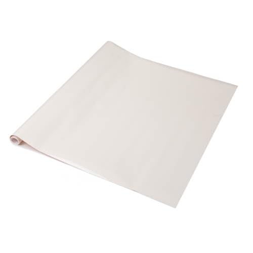 45cm x 2m dc fix GLOSSY LIGHT CREAM sticky back plastic vinyl wrap film (346-0630) (45cm x 2m)