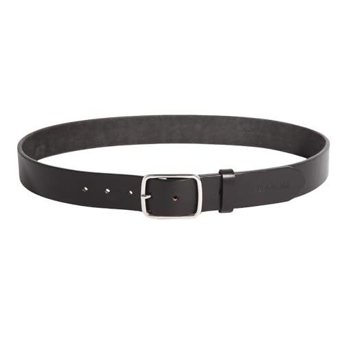 Premium Full-grain Leather Belt for Men’s, 5mm Thick, Casual, Durable, Steel Buckle, Brown4