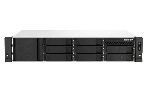 TS-864eU-RP-8G | 8 Bays, Intel Celeron Quad-Core, 1x PCIe Gen3, Redundant Power, 2.5 Gigabit, 2U NAS Short Depth Rack Mounted