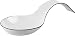 Home Essentials 10"L White & Black Rim Enamel Spoon Rest