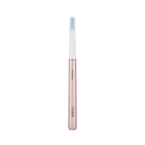 Kent Brushes Sonik Cepillo de dientes eléctrico KO-02, ligero, delgado y potente, tecnología Sonic Pulse con 3 modos de cepillo a medida, cepillo de dientes rosa perla