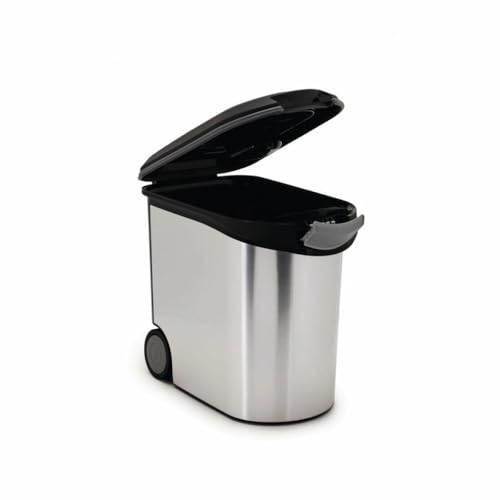 Curver Futter-Container 12kg I 35L, schwarz/Silber, 28 x 50 x 43 cm