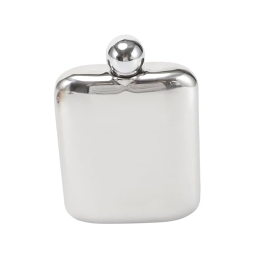 Unomor 1pc Silver Stainless Steel Wine Pot Stainless Steel Wine Container Wine Pot Stainless Steel Mini Wine Bottle