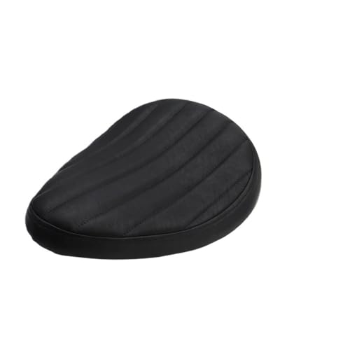 Asiento individual de cuero para moto Chopper con soporte de muelles de alta resistencia