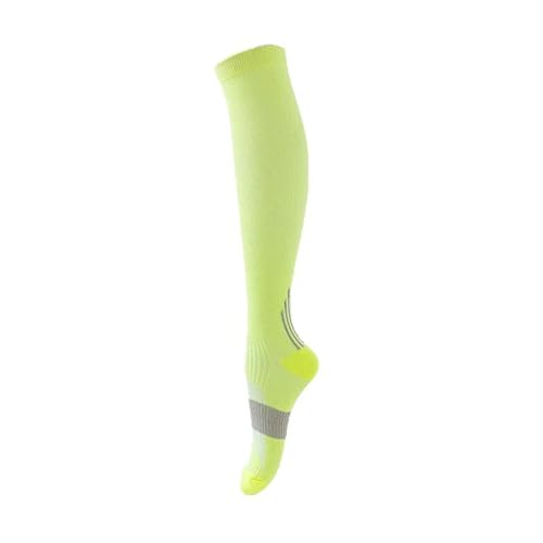YGSGJSP Calcetines compresión para hombre 2 pares de medias de compresión de nailon for enfermeras deportivas que reducen las venas varicosas y la fatiga muscular(YS001-319-GN,L-XL)