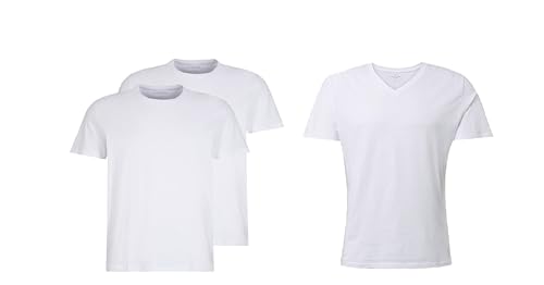 T-Shirt Basique Homme Confort Durable Tom Tailor Lot de 2