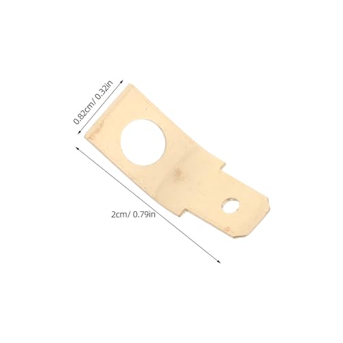 Conectores de latón macho SOIMISS de 100 piezas para cable de altavoz y audio de coche 2