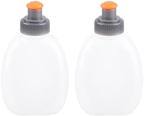 JEELAD BPA-Free Leak-Proof TPU Soft Running Water Bottles for Hydration Pack Vest - Ideal for Running Hiking Cycling