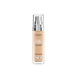 L'Oréal Paris Foundation for Face, Skincare Infused with Hyaluronic Acid, True Match Hydrating Liquid Foundation for All Skin Tones, SPF 16, 5N Sand, 30 ml
