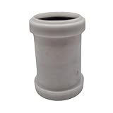 SHMOX 40mm White Pushfit Straight Pipe Coupler- Waste Pipe and Fittings