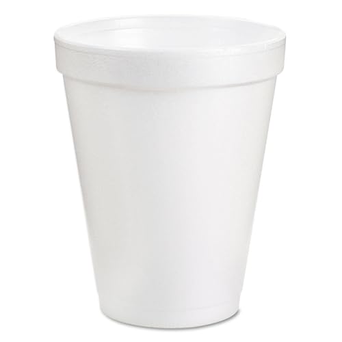 Insulated Styrofoam Cup, 8 Oz, 1000/CT, White