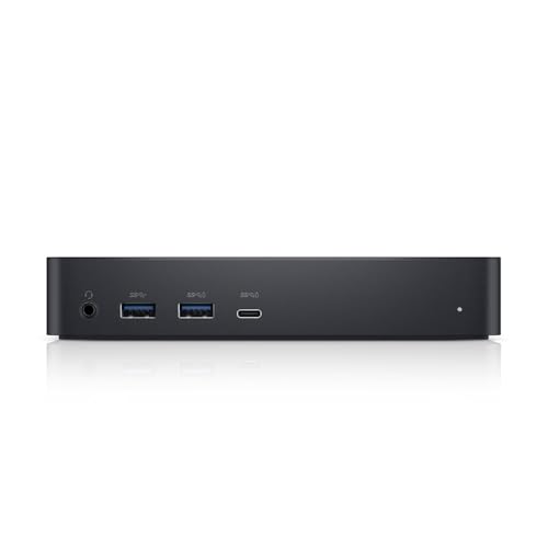Image of Dell Universal Dock D6000 High Speed USB-C & USB 3.0 Docking Station | Triple 4K Display Support | HDMI, 2X DisplayPort, USB-C PowerShare, Ethernet | Compatible with Windows & Mac| with HDMI Cable