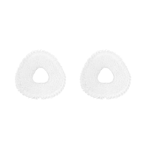 Image of Reverbo Mop Cloths Compatible with Narwal Freo X Ultra | Freo Z Ultra - Replacement Parts for Robotic Vacuum Cleaner | Set of 2 Washable, Reusable Microfiber Mops for Deep Floor Cleaning