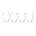 Mikasa Laura Stemless Wine Glass, 18.25-Ounce, Set of 4
