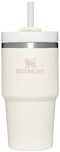 Image of STANLEY Quencher H2.0 Tumbler with Straw 20 oz | Flowstate 3-Position Lid | Cup Holder Compatible for Travel | Insulated Stainless Steel Cup | BPA-Free | Cream