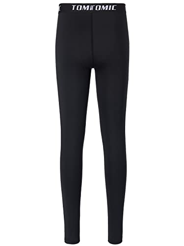 Tomic Shorts de Compressão para Meninos Jovens Desempenho Camadas Base Atlética para Meninos Calças