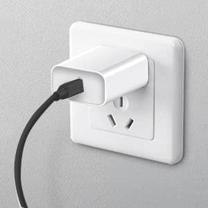 Vista 9 de RK ROYAL KLUDGE Cable de teclado USB C 6 pies - 60 W, cable de teclado de carga rápida 3.1 A, cable de carga USB 2 en 1 USB AC a USB para teclado