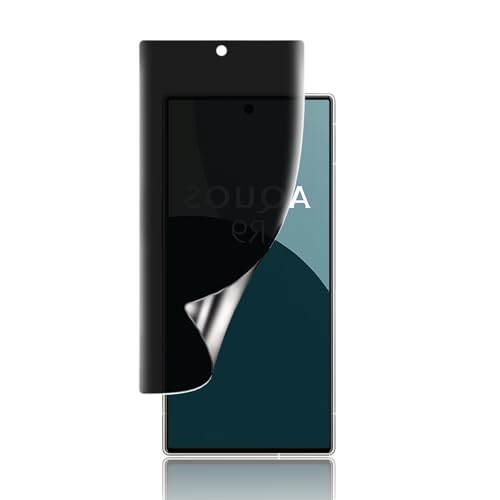 【覗き見防止 ・ ガイド枠付き】JACRON フィルム For AQUOS R10/AQUOS R9用の覗き見防止 フィルム 自動修復 キズ防止 3D全面保護 アクオスR10/アクオスR9 のぞき見防止フィルム画面保護フィルム【気泡ゼロ/高感度/指紋防止/