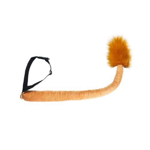 Hemoton Boys Lion Costume Tail Plush Animal Tail Lion Themed Role Play Cosplay Halloween Comfortable