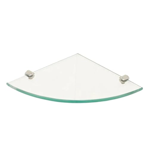 Balda Flotante Estante de vidrio for baño Estante de esquina de pared Esquina de pared Estante de almacenamiento triangular Montaje en esquina de pared de baño Estantes flotantes for paredes Estantes