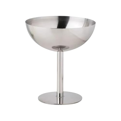 Copas de vino de metal para exteriores, copa de vino tinto de acero inoxidable, copa de helado de metal para viajes, actividades de playa, copa de vino tinto de metal inastillable, copa de vino
