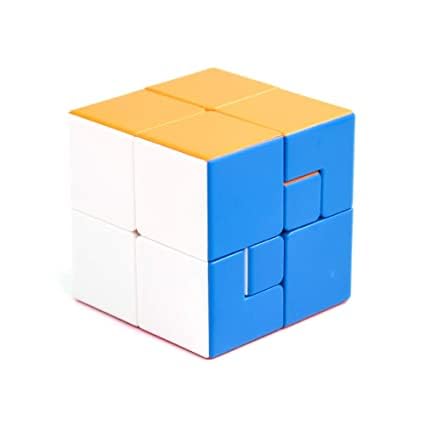 School Innovate MOYU Puppet -ONE -Sticker Less Magic Cube Puzzel Toy (Multicolor)