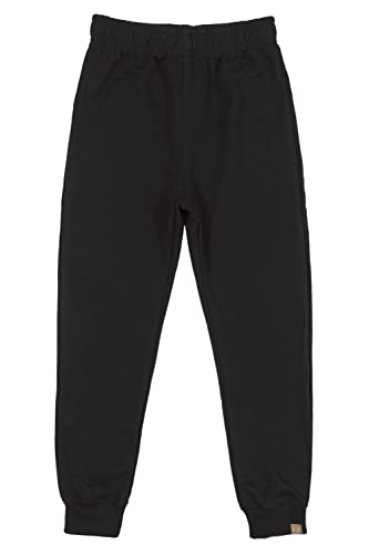 Calça de Moletom Meninos Quimby, Preto, 10 Anos