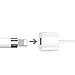 Lightning Extension Cable 3.3ft Female to Male 8 Pin iPhone 5/6/7/8 Plus Extender Cord