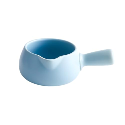 鍋 一人用鍋 ミルクパン ih 鍋 ミルク ih対応 片手鍋 ソース ホーロー 揚げ物 鍋 赤ちゃん鍋です グリーン ソース 陶器の鍋 (1000ml,ブルー)