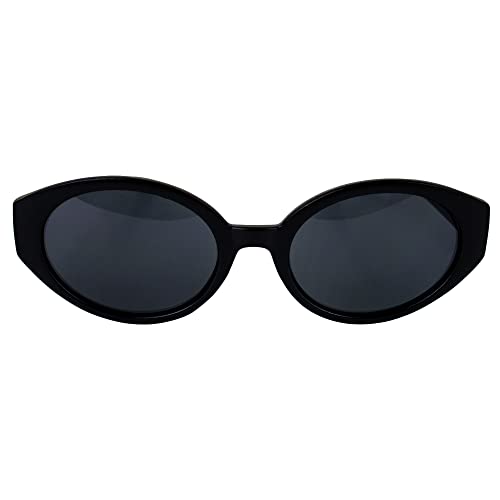 AlterImage Jackie Fashion Retro Sunglasses for Women Black Frame w/Smoke Lenses2