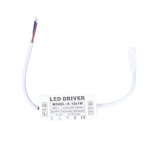 Compact ABS Housing - Mini LED supply measures just 2.6x1.2x0.8 inches, hiding seamlessly behind fixtures without visible wiring. Maintains neat interior aesthetics while providing consistent electrical conversion for DIY lighting projects.
