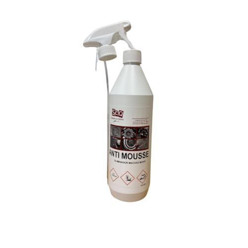 Limpiador antimoho 1L - Elimina manchas de moho, quita manchas humedad y suciedad orgánica, Elimina moho en juntas azulejos, baldosas, silicona, ducha, antimoho para baño,Paredes,Interior y Exterior