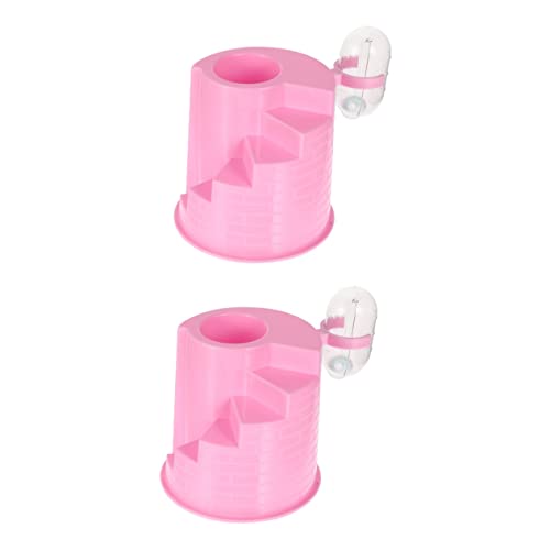 INOOMP 2pièces Maisonette Hamster Décorative Plastique Nid Confortable pour Hamsters Et Cochons Accessoire Amusant avec Échelle pour Activités Et Jeux